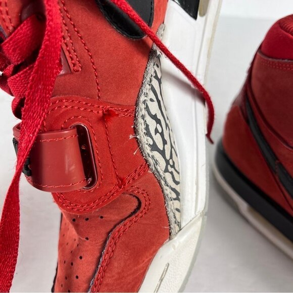 Nike Air Jordan Legacy 312 Toro Varsity Red AT4040 601 Size 7Y - Picture 7 of 8